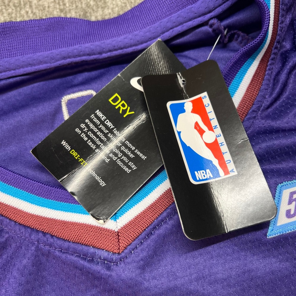 Nike Utah Jazz Donovan Mitchell 45 Purple Mountain Swingman Jersey Mens 50 Large - Picture 4 of 11